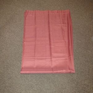 1 burgendy sheer silk panel